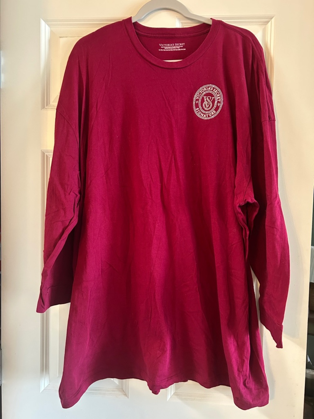 Victoria's Secret Long Sleeve sleepshirt size XL